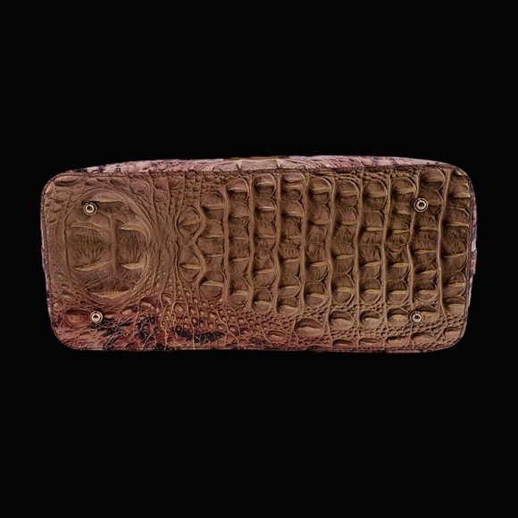 BRAHMIN MEDIUM MISHA PROWL CHEETAH PINK GOLD TOTE - Picture 10 of 12